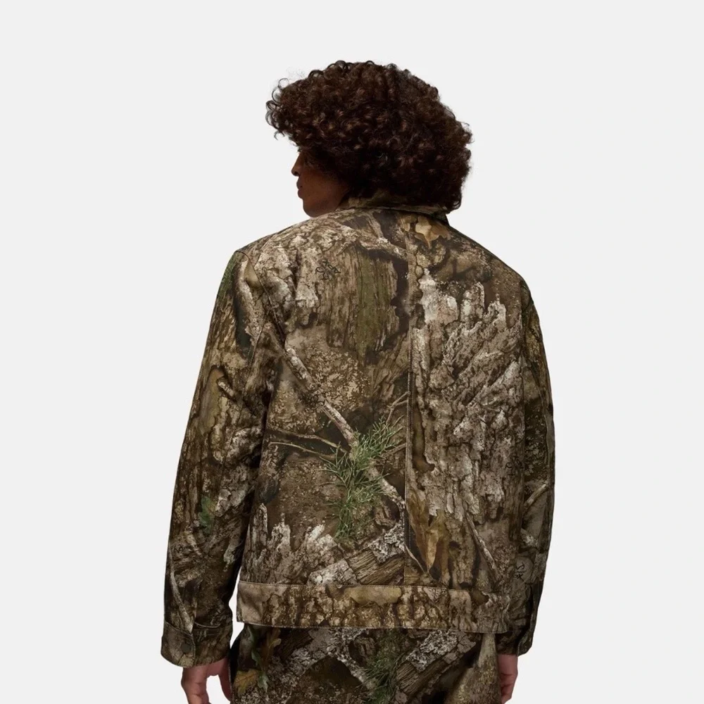 Nike Jordan Flight Chicago Realtree Jacket Camo HV0649-222 Men’s Size XXL